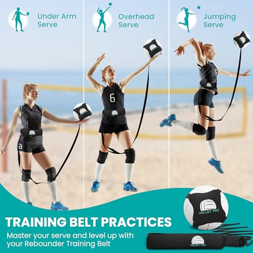 Volleyball Rebounder Training Equipment - Volleyball Serve Spike and Hitting Trainer. Volleyball Accessories Indoor and Outdoor - Great Volleyball Gifts for Teen Girls