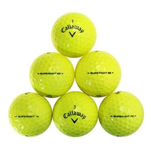 yellow premium golf ball mix - great brands & styles! 50 near mint quality used yellow golf balls (aaaa yellow pro styles mix) (50pk-plyl-2)