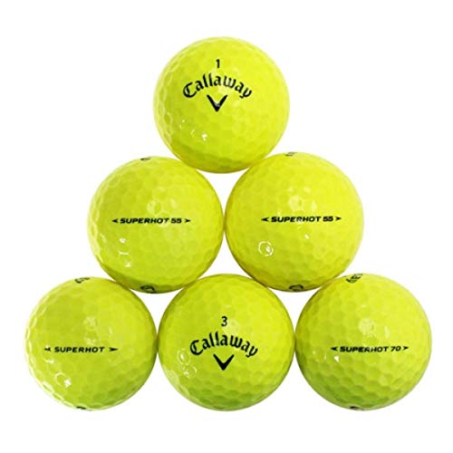 Yellow Premium Golf Ball Mix - Great Brands & Styles! 50 Near Mint Quality Used Yellow Golf Balls (AAAA Yellow Pro Styles Mix) (50PK-PLYL-2)