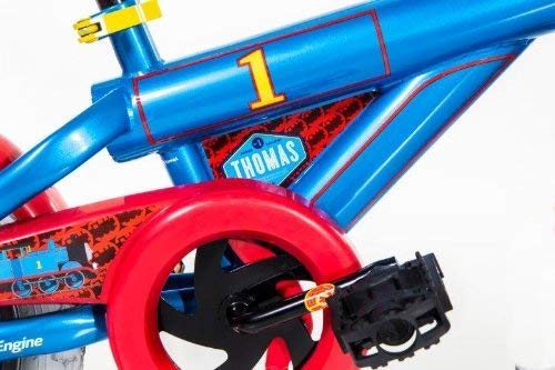 Bike Thomas The Train Boys 12 Inch Blue Red Black Coaster Brake Training Wheels