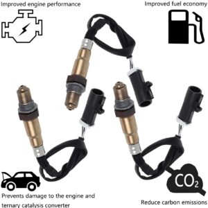 Dropwater 2 Pcs Upper O2 Sensors and 1 Pcs Lower O2 Sensor Replacement for Ford 1997 1998 1999 2000 Ranger V6 4.0L 3.0L,Replaces#234-4403,Set of 3pcs