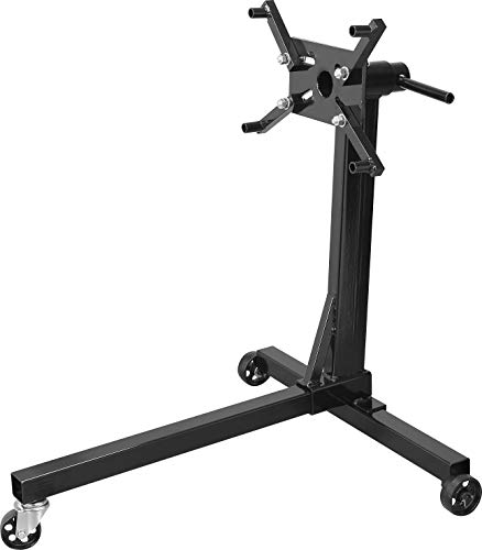 Torin AT23401B Steel Rotating Engine Stand with 360 Degree Rotating Head: 3/8 Ton (750 lb) Capacity, Black