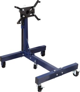 tce at26801u torin steel rotating engine stand with 360 degree rotating head and folding frame: 3/4 ton (1,500 lb) capacity, blue