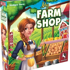 My Farm Shop - Game by Pegasus Spiele 2-4 Players – Games for Family – 30-45 Mins of Gameplay – Games for Family Game Night – Games for Kids and Adults Ages 8+ - English Version