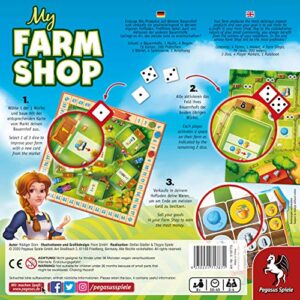 My Farm Shop - Game by Pegasus Spiele 2-4 Players – Games for Family – 30-45 Mins of Gameplay – Games for Family Game Night – Games for Kids and Adults Ages 8+ - English Version