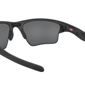 Oakley Men's OO9154 Half Jacket 2.0 XL Rectangular Sunglasses, Matte Black/Prizm Black Polarized, 62 mm