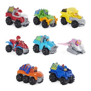 PAW Patrol, True Metal Dino Rescue Gift Pack of 8 Collectible Die-Cast Vehicles, 1:55 Scale