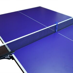 Sanung S405 Thickened Table Tennis Net and Post Set, Professional Foldable High Duty Ping Pong Screw on Clamp Net with Stable Base for Standard Table, Easy to Carry Install