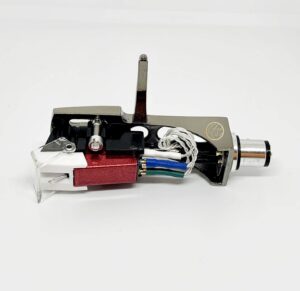 cartridge and stylus, needle and titanium headshell with mounting bolts for marantz 6350, 6320, 6170, 6150, 6270q, 6050, 6110, 6300, 6100, 6200, 6025, 6370q, tt8001, tt42p, tt15s1, tt221