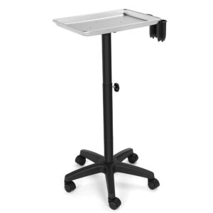 Kaleurrier Beauty Hair Salon Spa Equipment Rolling Trolley Cart Mobile Tool Storage Tray Instrument Stand