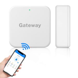 G2 Gateway, Wi-Fi Gateway for Keyless Entry Door Lock, Remote Control Smart Door Lock, G2 WiFi Bridge, TT Lock Gateway, Smart Home Hub Compatible with Alexa by Tiffane…