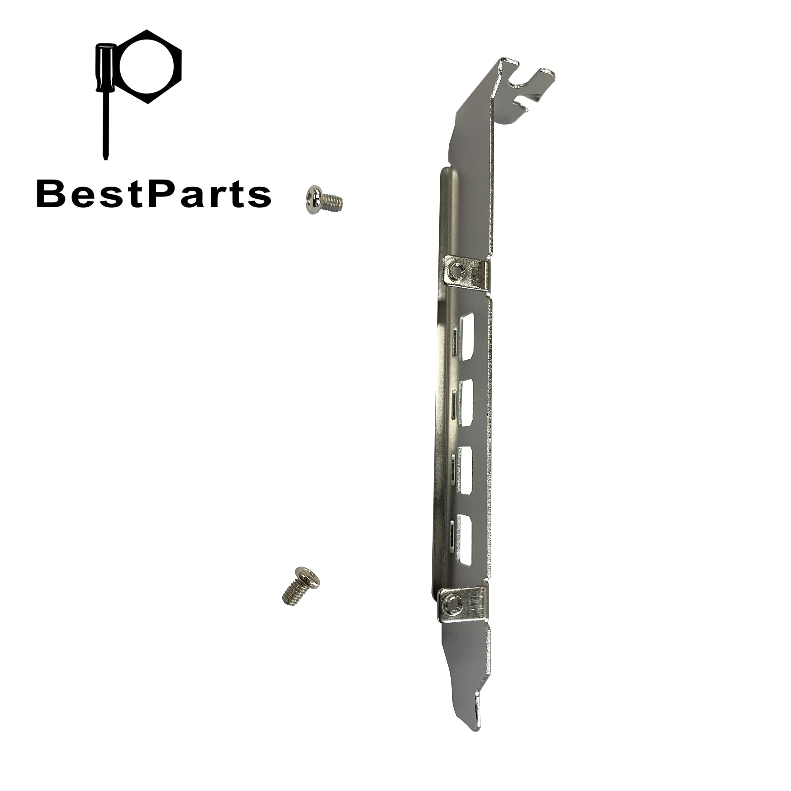 BestParts New Full Height Long Bracket for NVIDIA Quadro K1200 NVS 510 P400 P600 P620 P1000 K1200 NVS510 T600 T1000 with 2X Screws