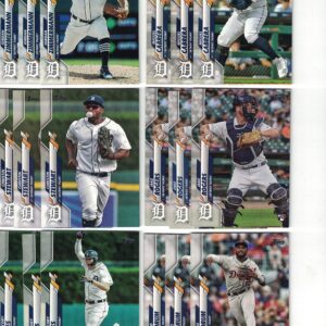 Detroit Tigers / 2020 Topps Detroit Tigers (Series 1) Baseball Cards/Detroit Tigers Team Lot of 27 Cards with Miguel Cabrera, Jordan Zimmerman, Jake Rogers and more!