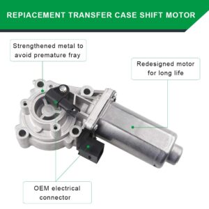 JDMON Compatible with Transfer Case Shift Motor Encoder Motor BMW X3 X5 X6 Replace 27107566296 2003-2010 600-932