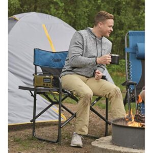 Guide Gear Oversized Tall Director’s Camp Chair, Portable, Folding, 500-lb. Capacity Blue/Black