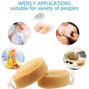 6 Pieces Foam Body Sponge Soft Exfoliating Bath Sponge Shower Sponge Body Scrubber for Adults and Kids Body Cleansing Supplies, 5.5 Inch