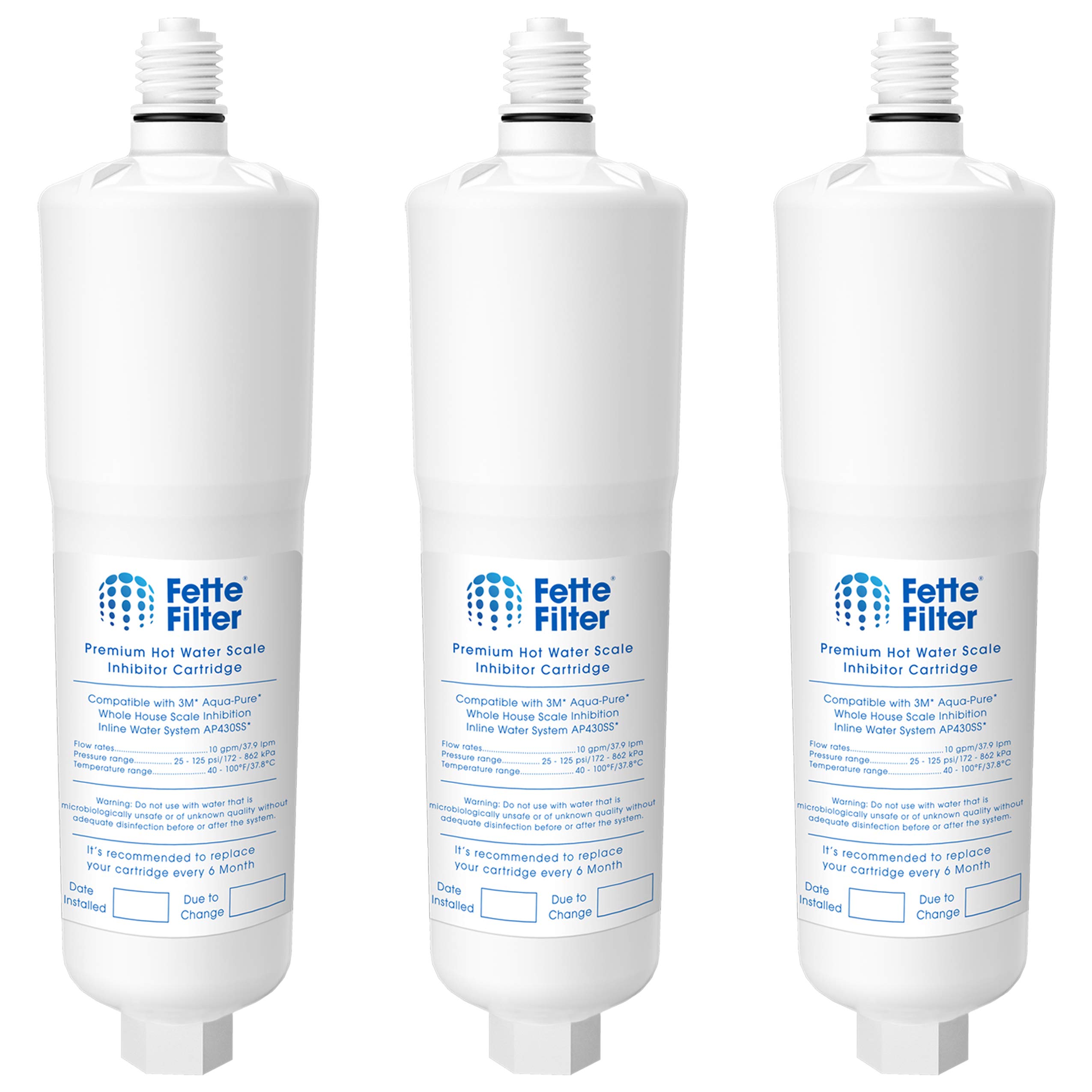 Fette Filter - Water Filter Cartridge Compatible with AP431 (Pack of 3)