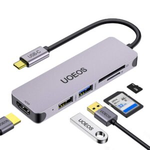 uoeos c to hdmi hub,compatible for surface pro, macbook air, thinkpad…