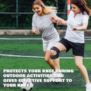 THX4COPPER Compression Dual Adjustable Patella Knee Brace for Pain Relief, Knee Strap Support for Running, Jumper, Gym Exercise, Tendonitis, Arthritis, Injury Recovery, Joints and Muscles