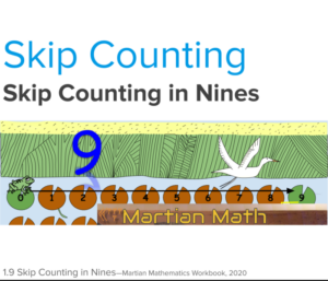 skip counting in nines