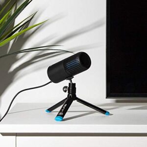 JLab Talk Go USB Microphone, USB-C Output, Cardioid or Omnidirectional, 96k Sample Rate, 20Hz, 20kHz Frequency Response, Volume Control and Quick Mute, Plug and Play