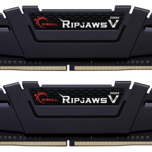 G.SKILL Ripjaws V Series (Intel XMP) DDR4 RAM 64GB (2x32GB) 3600MT/s CL18-22-22-42 1.35V Desktop Computer Memory UDIMM - Black (F4-3600C18D-64GVK)