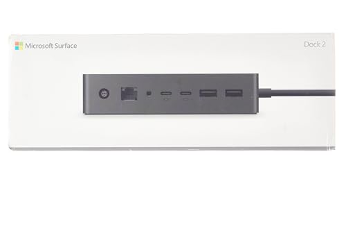 Microsoft Surface Dock 2 (4X USB-C, 2X USB-A, Gigabit Ethernet Port, Audio Port)