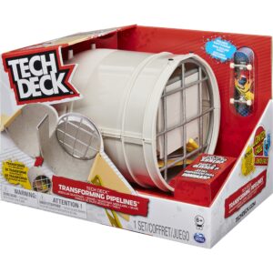 TECH DECK Transforming Pipelines, Modular Skatepark Playset and Exclusive Fingerboard