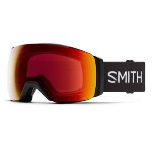 smith i/o mag xl snow goggles black/chromapop sun red mirror