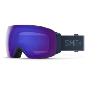 smith i/o mag snow goggle - french navy | chromapop everyday violet mirror + extra lens