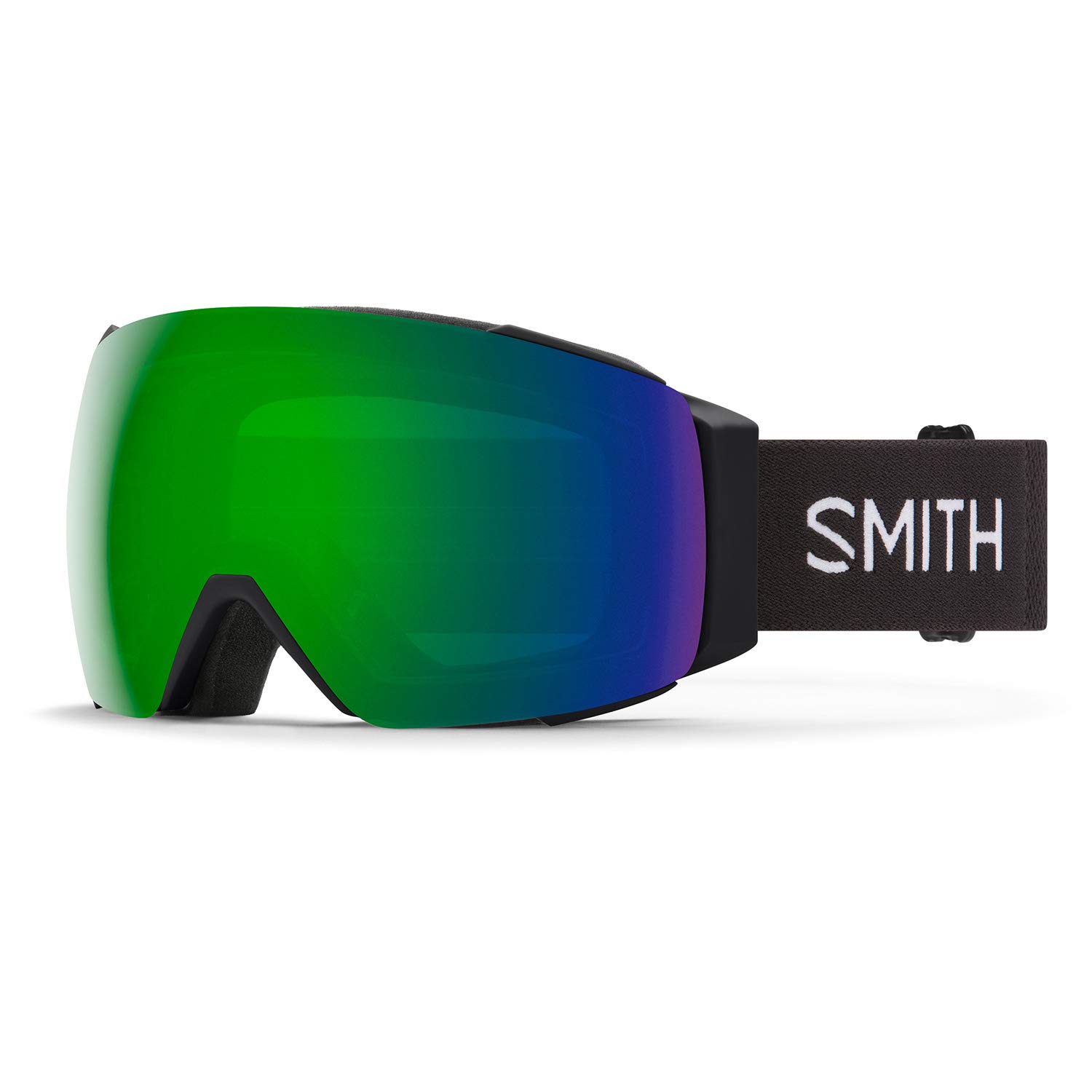 SMITH I/O MAG Snow Goggle - Black | ChromaPop Sun Green Mirror + Extra Lens