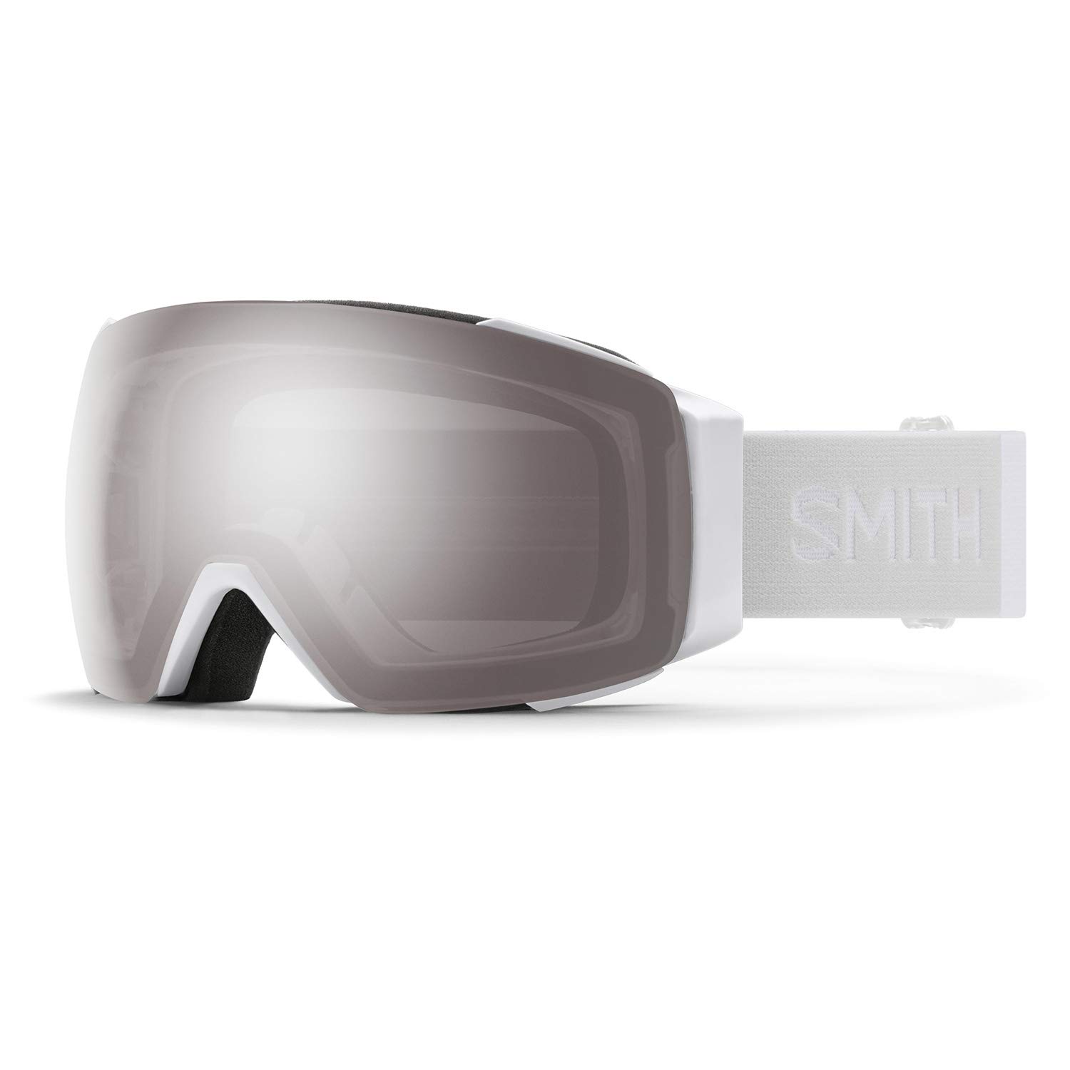 SMITH I/O MAG Snow Goggle - White Vapor | ChromaPop Sun Platinum Mirror + Extra Lens