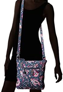 Vera Bradley Women's Cotton Hipster Crossbody Purse, Felicity Paisley, One Size