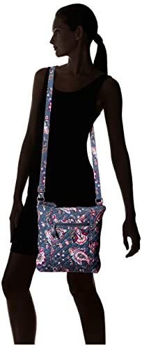 Vera Bradley Women's Cotton Hipster Crossbody Purse, Felicity Paisley, One Size