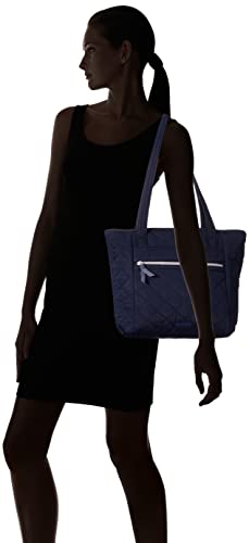 Vera Bradley Women's Performance Twill Small Tote Bag, Classic Navy, One Size