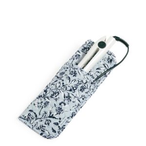 vera bradley women's cotton heat resistant curling & flat iron holder, french paisley, one size