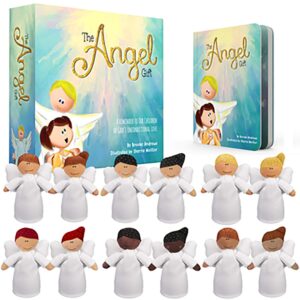 The Angel Gift Book Set: A Book Reminding Children That Angels are Watching Over Them, Baptism Gifts for Girls, Comfort Gifts, Comfort Book (Faith Version for Girls)