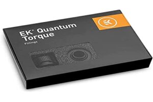 ek water blocks ek-quantum torque hdc 16-6er-pack, schwarz