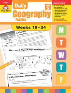 daily geography practice, grade 5, weeks 19–24