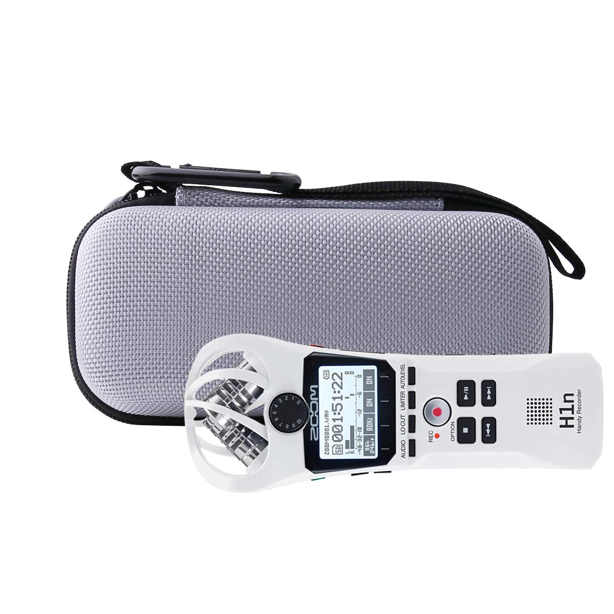 WERJIA Hard EVA Travel Case Fits Zoom H1n/ZH1 H1 Handy Recorder (grey)