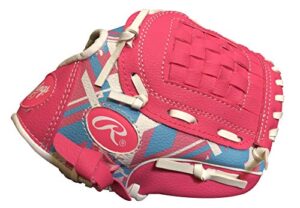 rawlings | remix t-ball & youth baseball glove | right hand throw | 9" | pink