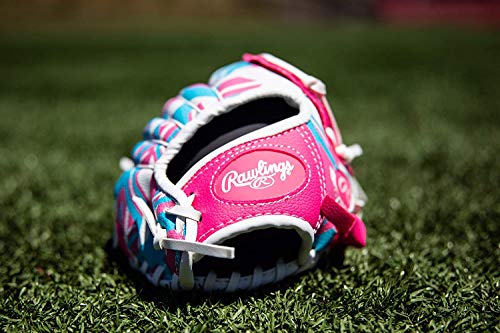 Rawlings | REMIX T-Ball & Youth Baseball Glove | Right Hand Throw | 9" | Pink