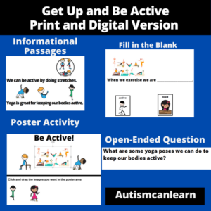 get up and be active, print and digital version