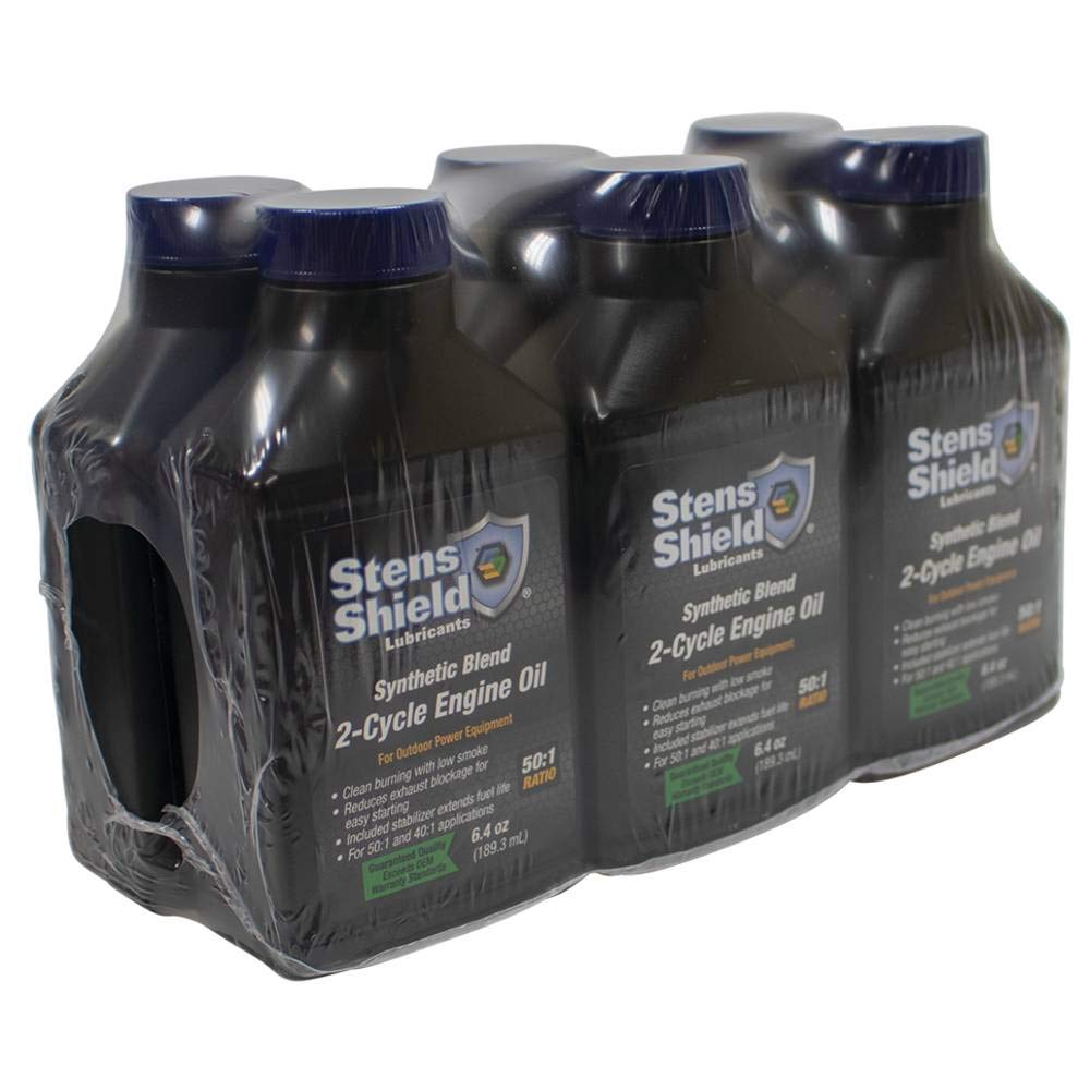 Stens 2-Cycle Engine Oil 770-646, Twenty-Four 6.4 oz. Bottles per case