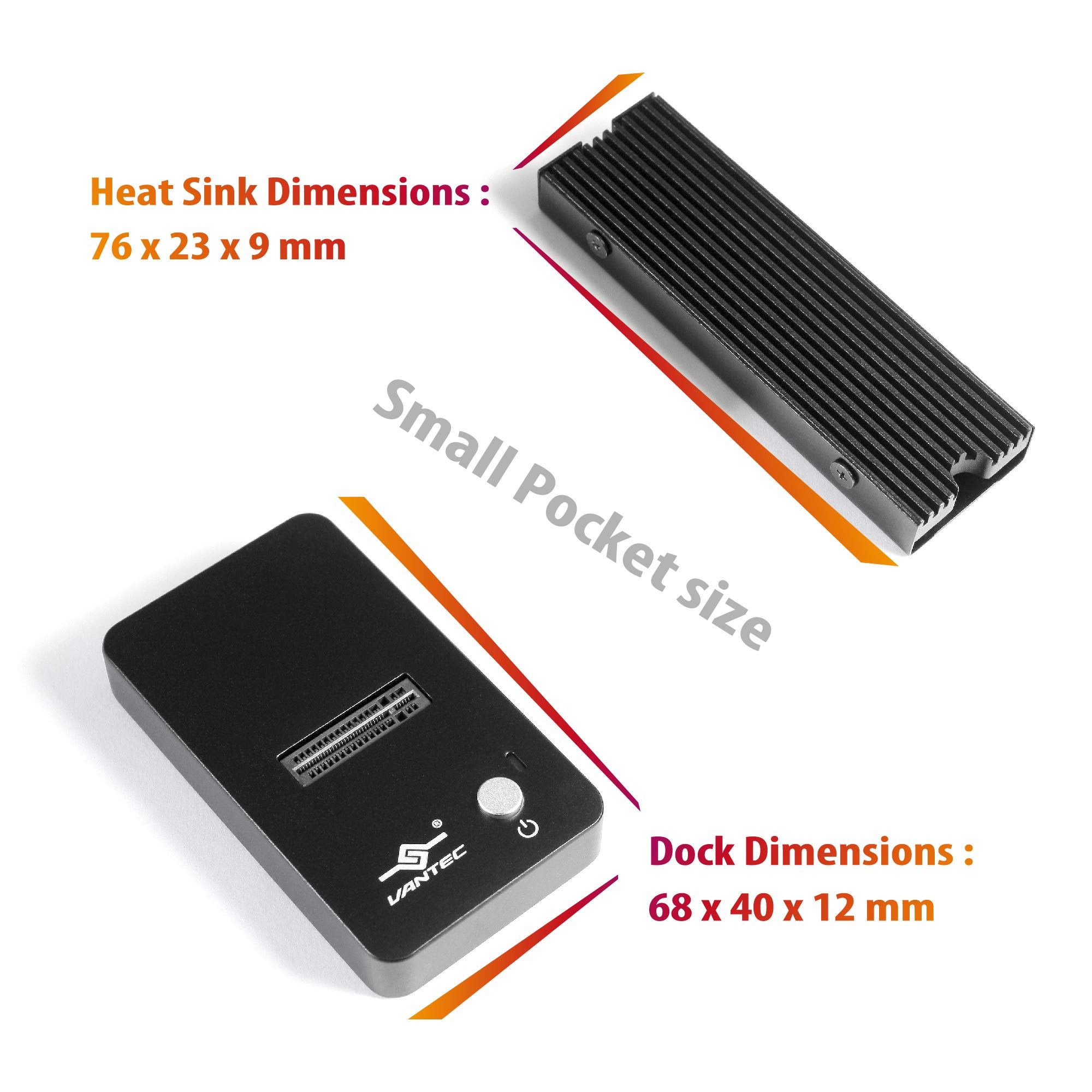 NexStar SX, USB 3.1 Gen 2 Type C M.2 NVMe SSD Dock (NST-D208C3-BK)