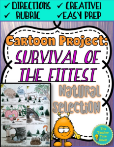 survival of the fittest cartoon project