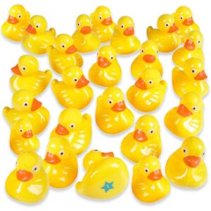 gamie plastic duck matching game, includes 20 ducks with numbers & shapes, memory game for kids, fun educational learning toys for preschoolers, develops memory, concentration, & number recognition