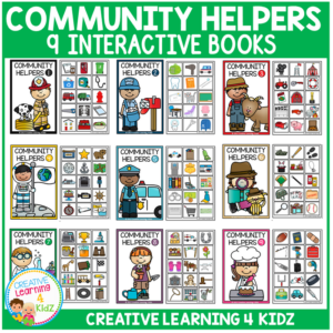 community helpers interactive book bundle 2