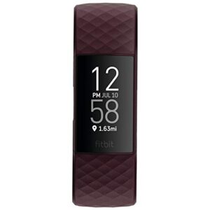 Fitbit Charge 4 Fitness Tracker, Rosewood/Rosewood