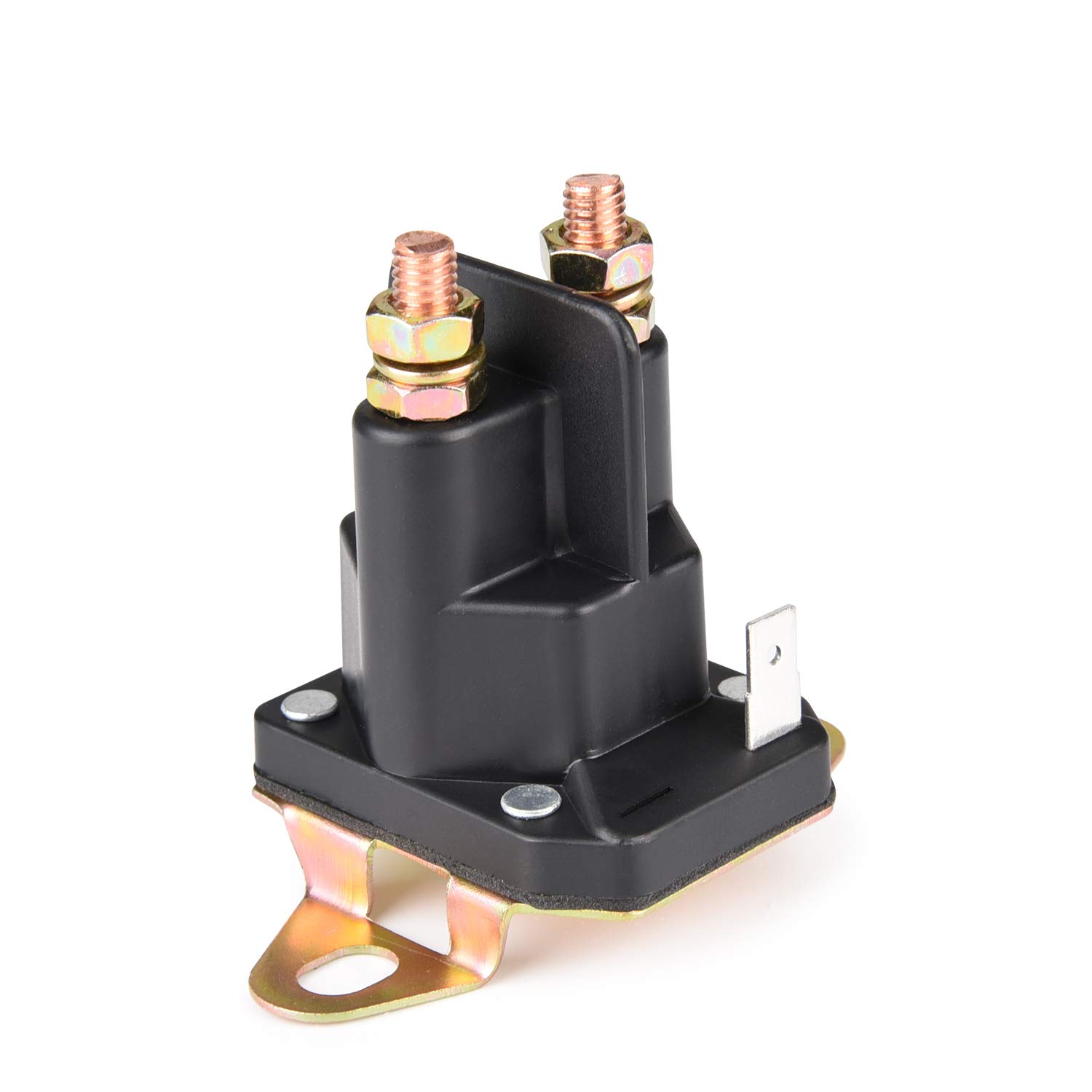 MaySpare Starter Solenoid For Husqvarna 539101714 Trombetta 854-1221-210 Bobcat John Deere Snapper MTD & Universal Applications 3 Terminal 12VDC